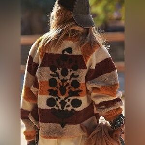 Free People Hit the Slopes Printed Jacket